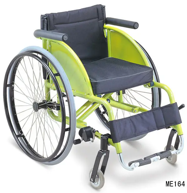 Manufacturer low price foldable support weight 100kg sit deep sports and leisure wheelchair