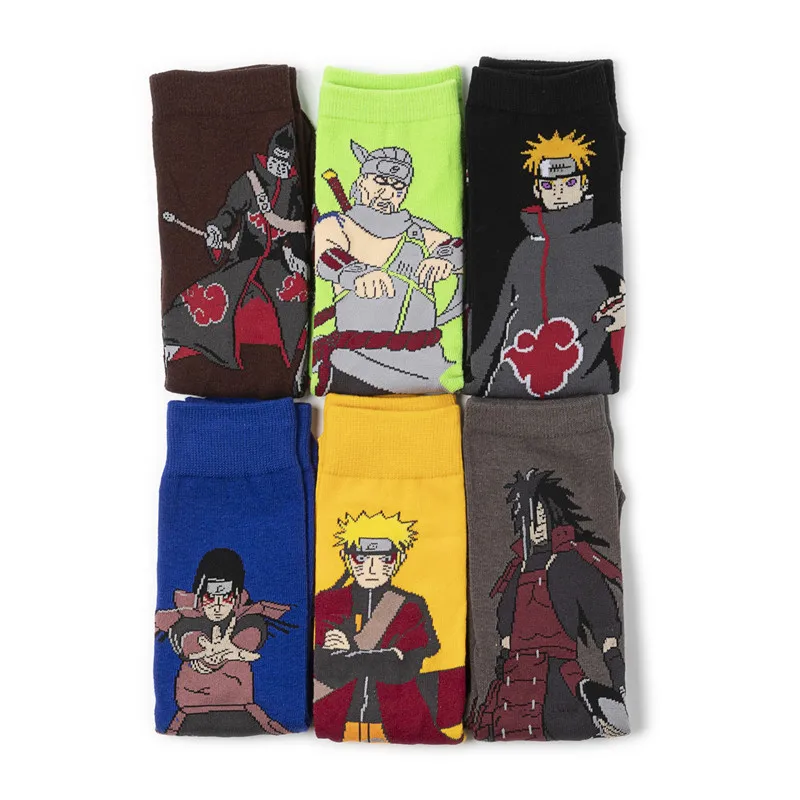 OEM factory manufacturing Anime sock Cartoon Character Funny Cartoon Socks For Men