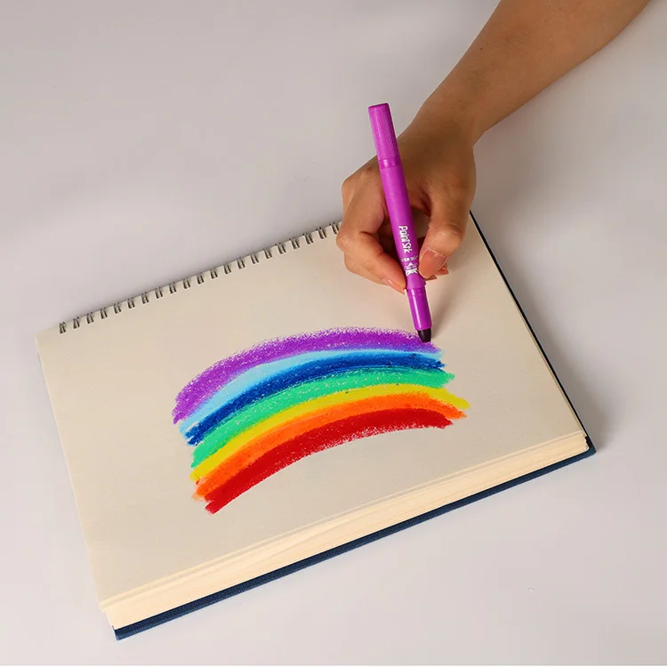 36 Colors Solid Tempera Paint Pens Quick Dry Washable Non-toxic for Kids, Work Great on Paper Wood Glass Ceramic Canvas