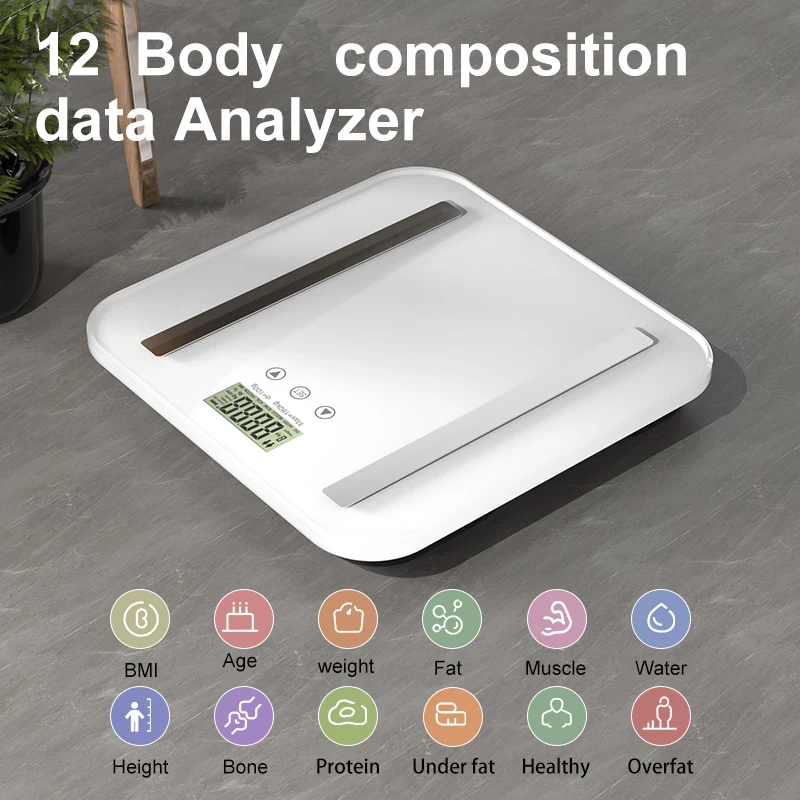 ZJ Professional New Smart Digital Scale Body Fat Measurement Muscle Percentage Original OEM Brand Personal Scale