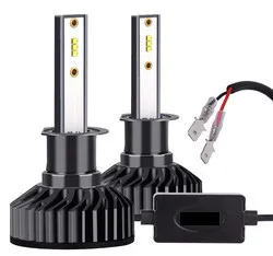 High quality  f2 zes Car Led Lights h1 h3 h4 h7 Led Headlights Auto Led Headlights