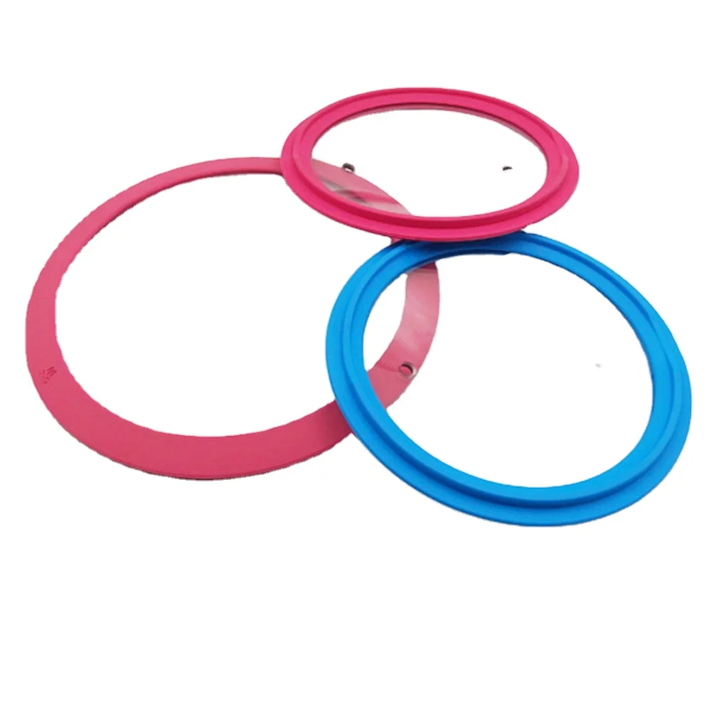 Food Grade Silicone Lid Cover , Glass Silicone Pot Cover Lid