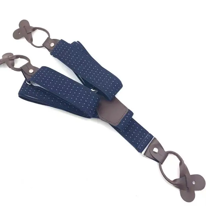 Custom Classical Adjustable Suspenders Bow Ties Elastic Y Back Men Suspender for Men