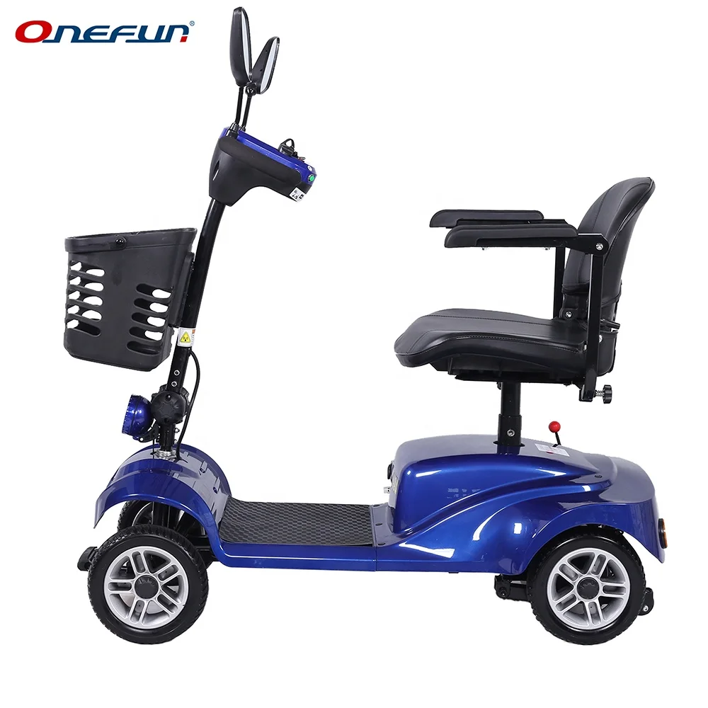
medium 24V 400W 4 wheel foldable electric mobility scooter for adult with CE 