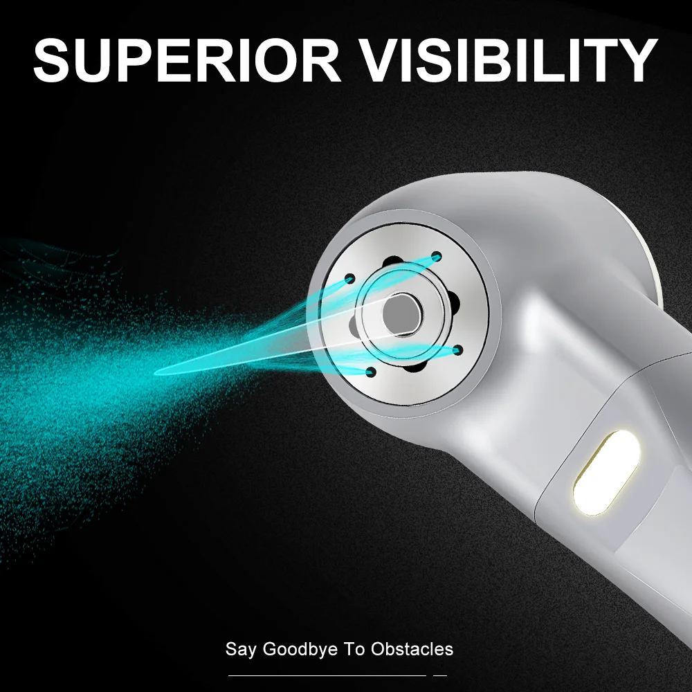 AI DENTAL Smile Series S1-1L Dental 1:1 Direct Drive Low Speed Handpiece Optic Fiber Dental Contra Angle Handpiece 4 Water Spray