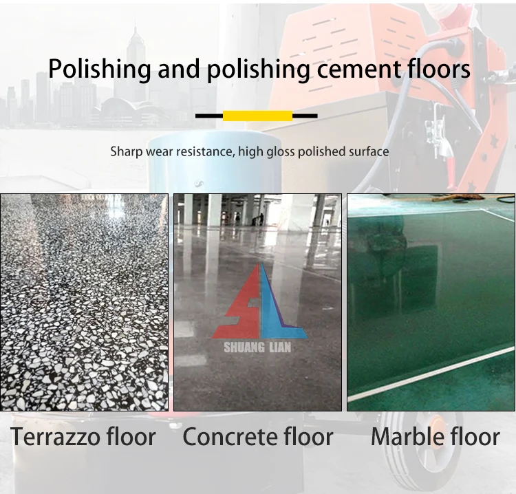 Multipurpose concrete grinder polisher floor grinding planetary polisher