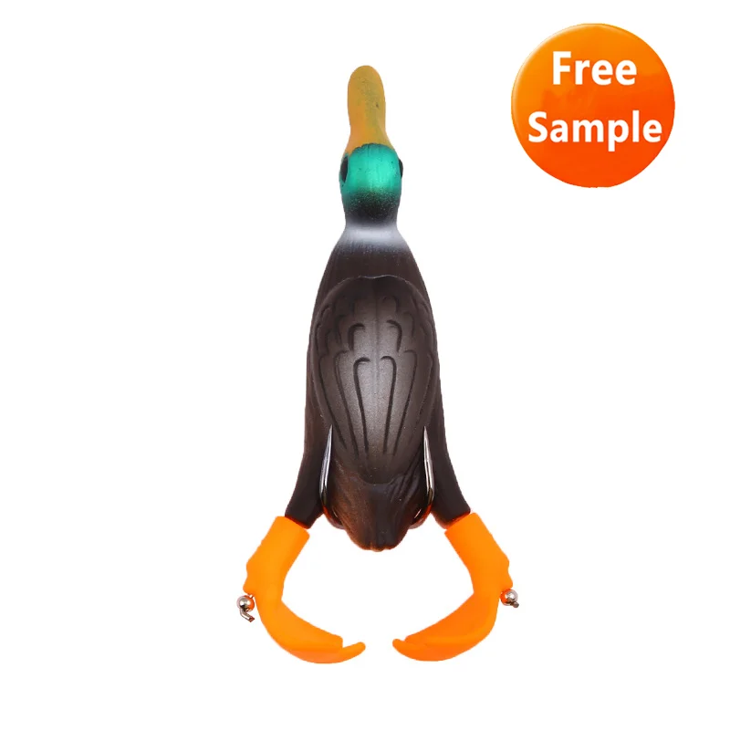 
2021 Floating Rotating Tractor Duck Lure Propeller Fins Duck 11.2g Fish Lure Duck For Fishing 