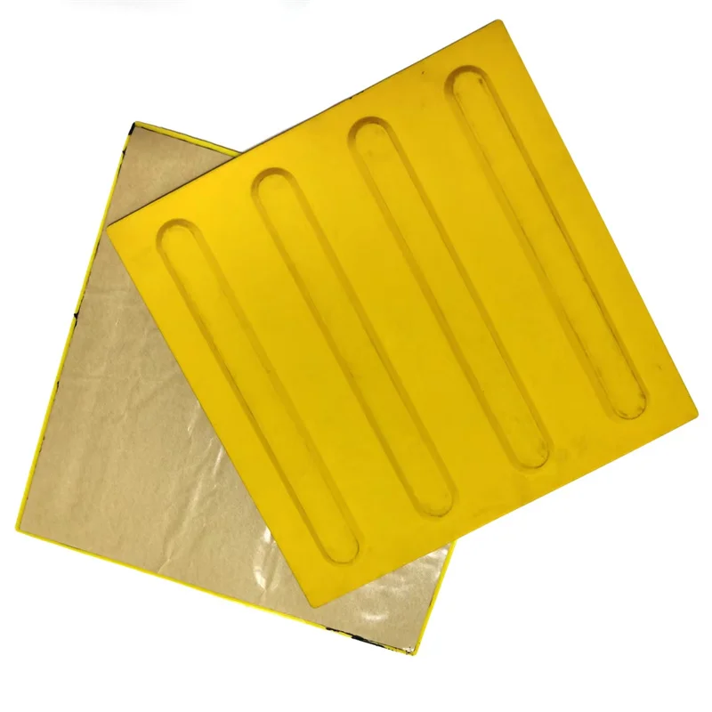 PVC/TPU/TPE Rubber Tactile Paving Tile Mat ABS Tactile Indicator Tile