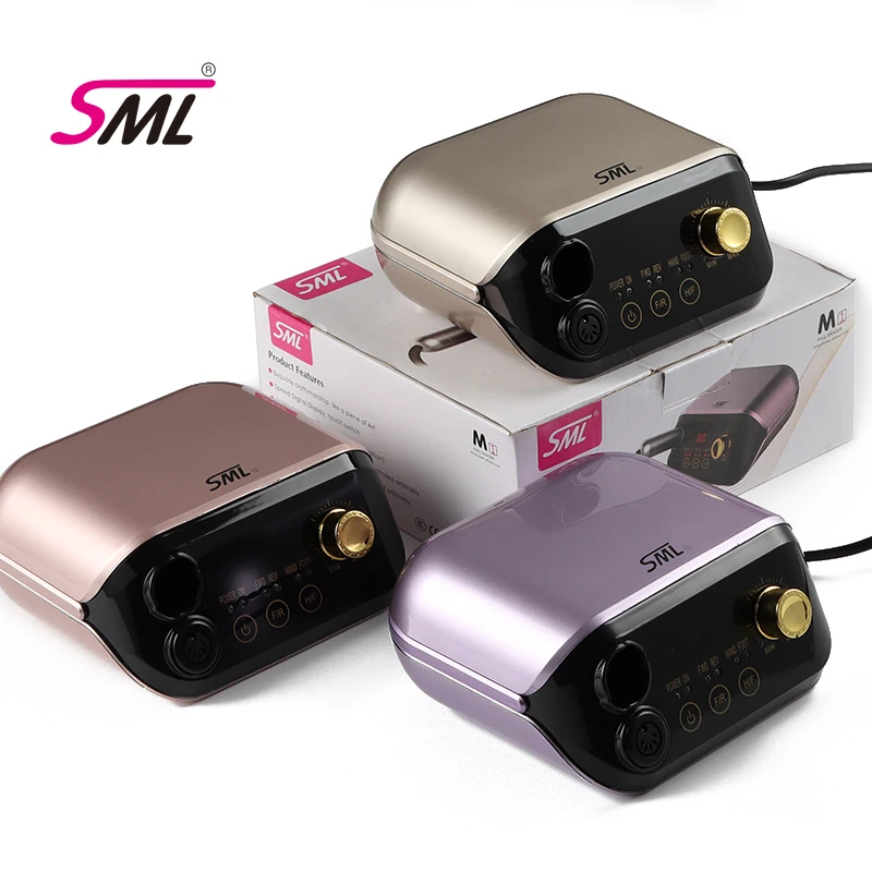 SML New low noise 35000RPM High Speed Nail Sander Files Manicure nail polisher