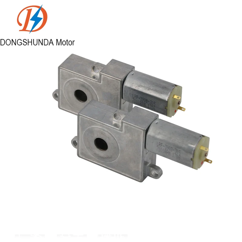High Torque 65mm Gearbox 390 DC 6V 8V 12V Geared Motor Electric Motor for Door Locks