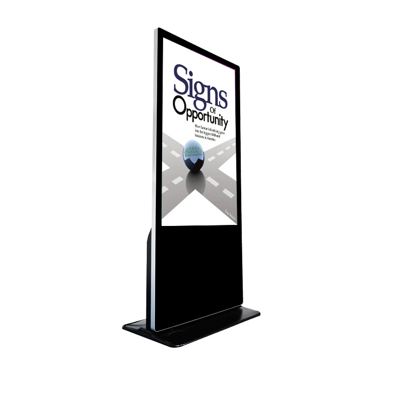 55 Inch Indoor Large Size Floor Standing LCD Advertising Playing Equipment Touch Screen Digital Interactive Kiosk