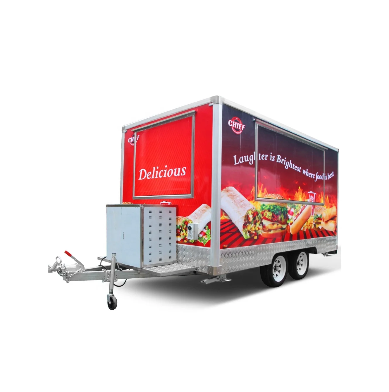 Yieson Mobile Commercial Used food the dining car/Electric mobile food truck