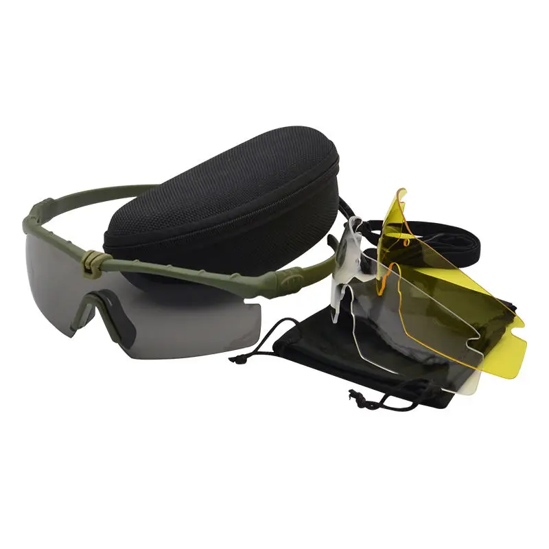 Shooting glasses night vision glasses outdoor clear sunglasses grade men tactical glasses
