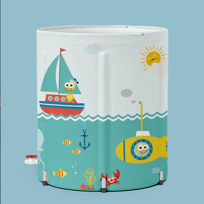 Portable PVC summer inflatable insulating ice bath bucket air green baby swimming pool duck navigator inflatable SPA bath tub