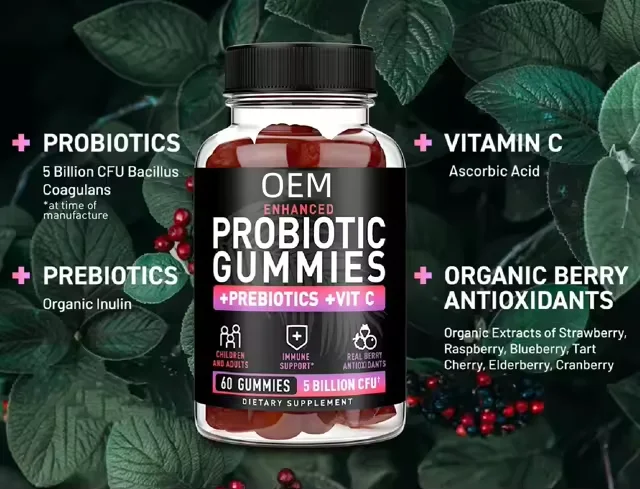 WELLBODY Daily Supplement For Balanced Belly Gummy Pectin Fiber Probiotic Prebiotic Pectin Gummy