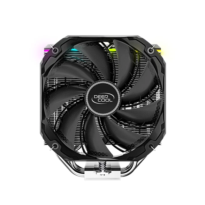 Новый кулер для охлаждения процессора Deepcool AS500 PLUS с RGB подсветкой компьютерный AMD AM4/Intel LGA 1200 1151 1155