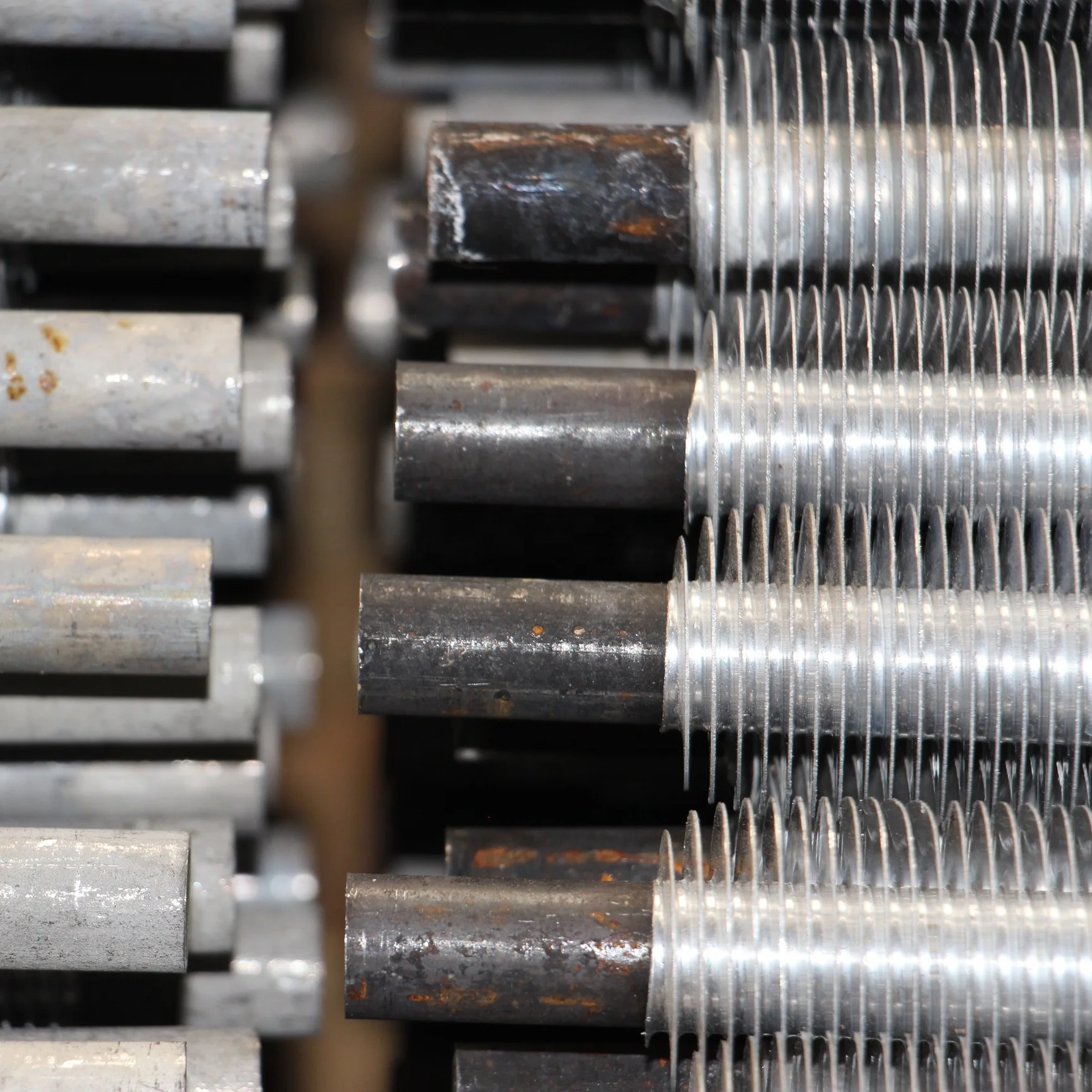 Aluminium Spiral Fin Copper Tube Cooling Pipe For Heat Exchanger