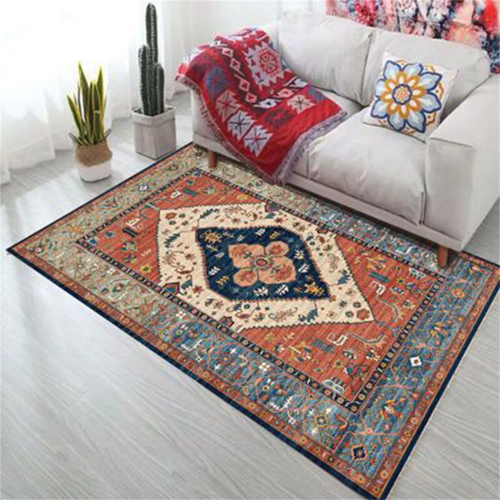 Crystal Velvet Door Mat Living Room Carpet Area Rugs Bohemia Design Indoor Carpet