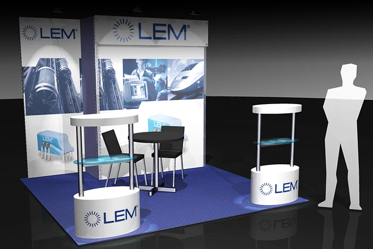 High Quality Portable Sales Booth Hot Sale Best Exhibition Booth Ension Modular Trade Show Booth With Lights