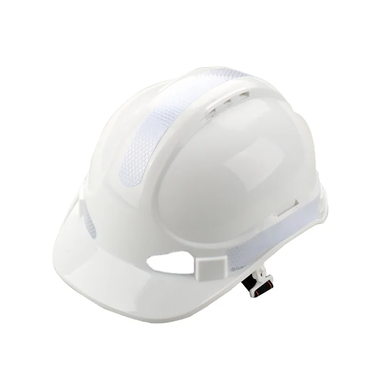 American safety helmet CE EN397 reflective safety helmet W-018 R Flash strip helmet