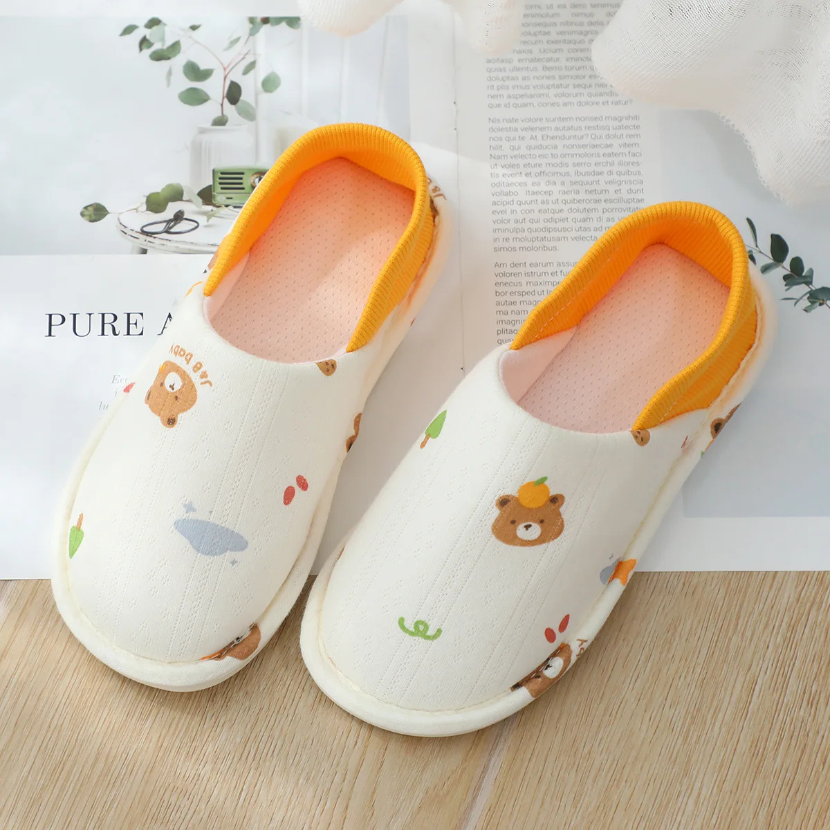 confinement shoes heel wrap platform type non-slip indoor home spring and autumn lightweight breathable maternal slippers