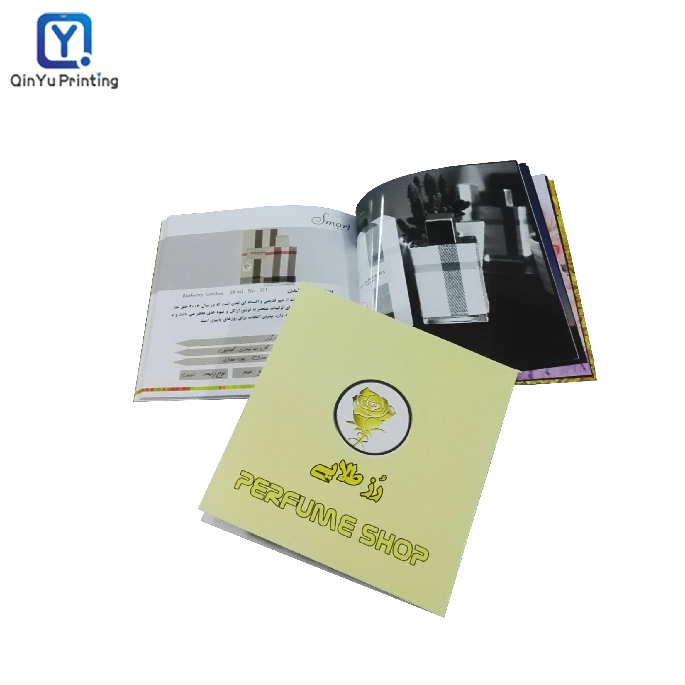 Custom Publishing Offset Printing Booklet Folded Flyer Magazine Brochures Catalogue Photo Paper Book Printing
