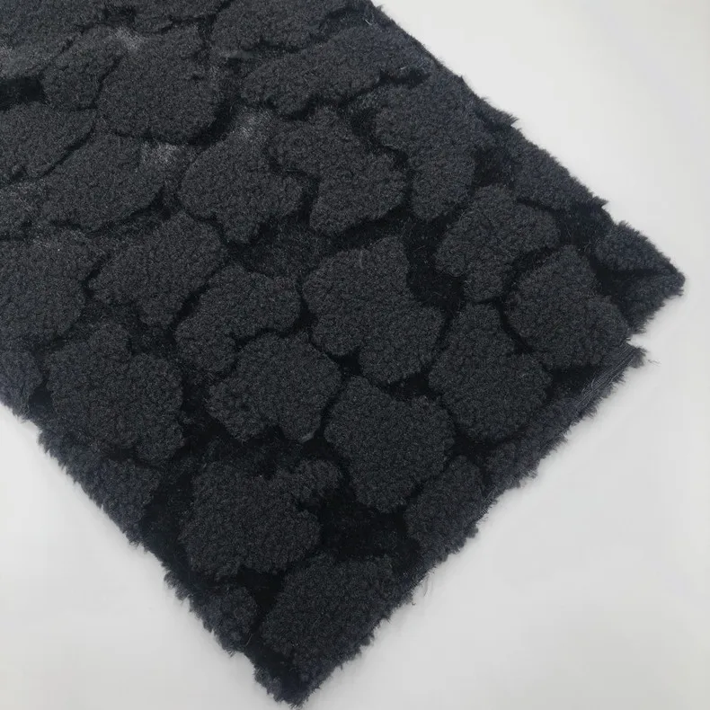 100% polyester sherpa faux fur fabric for toys and garment