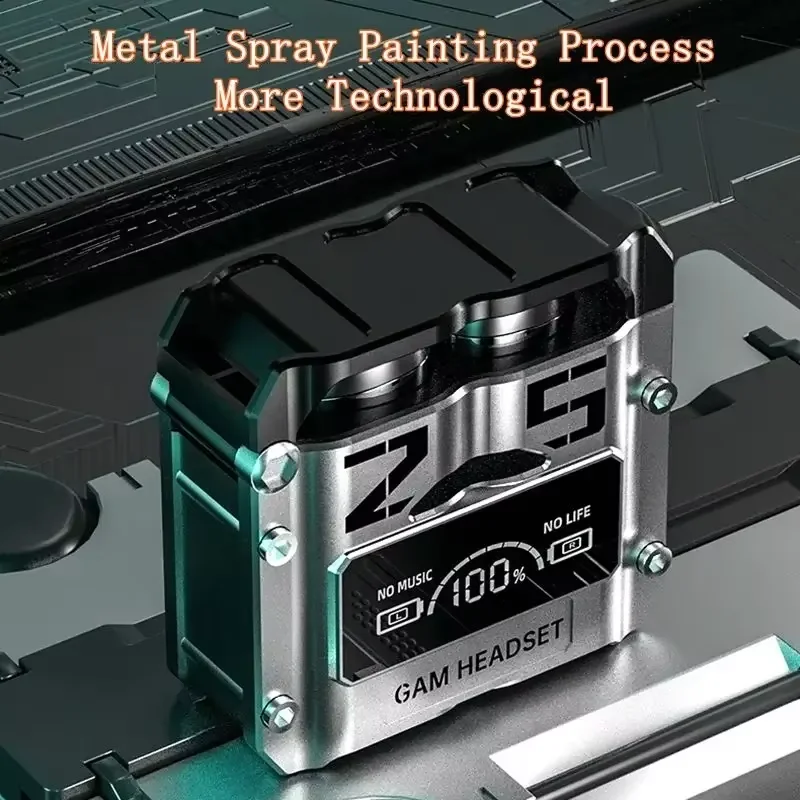 M25 TWS Wireless Bluetooth Earbuds In-Ear Sports Headset Noise Cancelling Mic LED Battery Indicator Power Bank AAC codecs Gaming