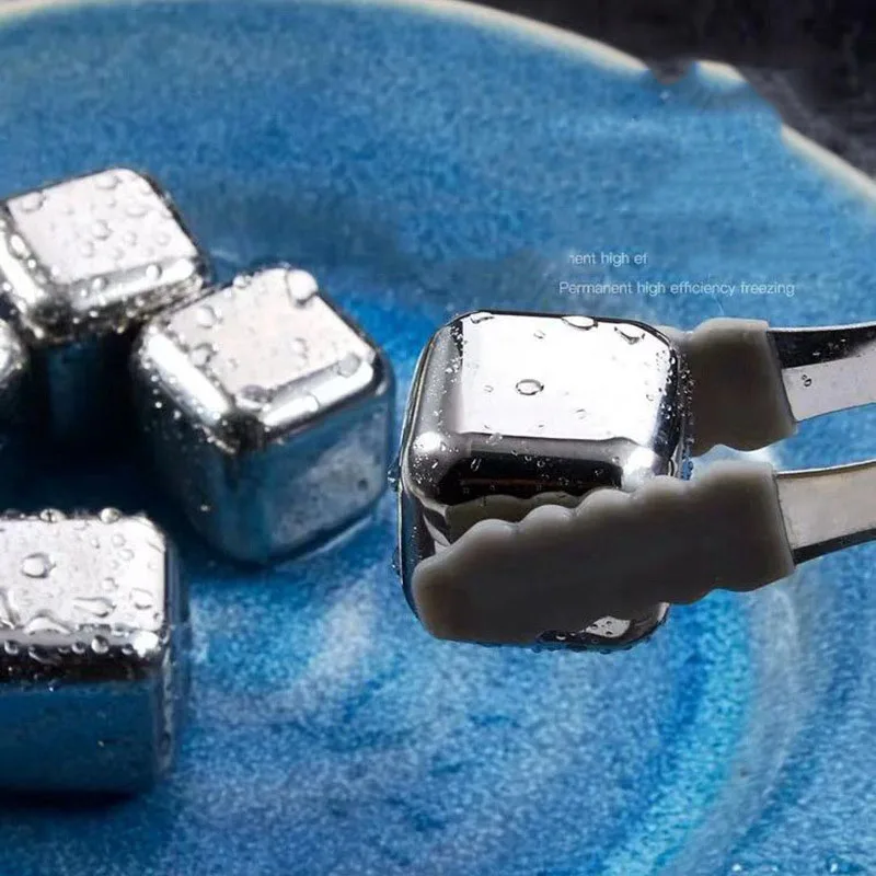 Wholesale China Supplier Ice Cubes Whiskey Stones Stainless Steel Ice Cubes