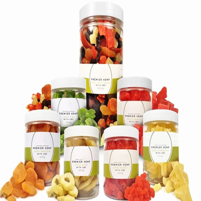 
Sweet Dried Pineapple Bites CBD Edibles 250mg 