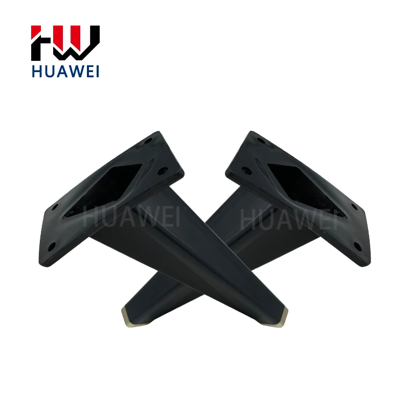 HUAWEI Black Bevel Cone Diamond Cabinet Decoration Parts Sofa Legs 20cm Plastic Bed Leg Furniture Feet