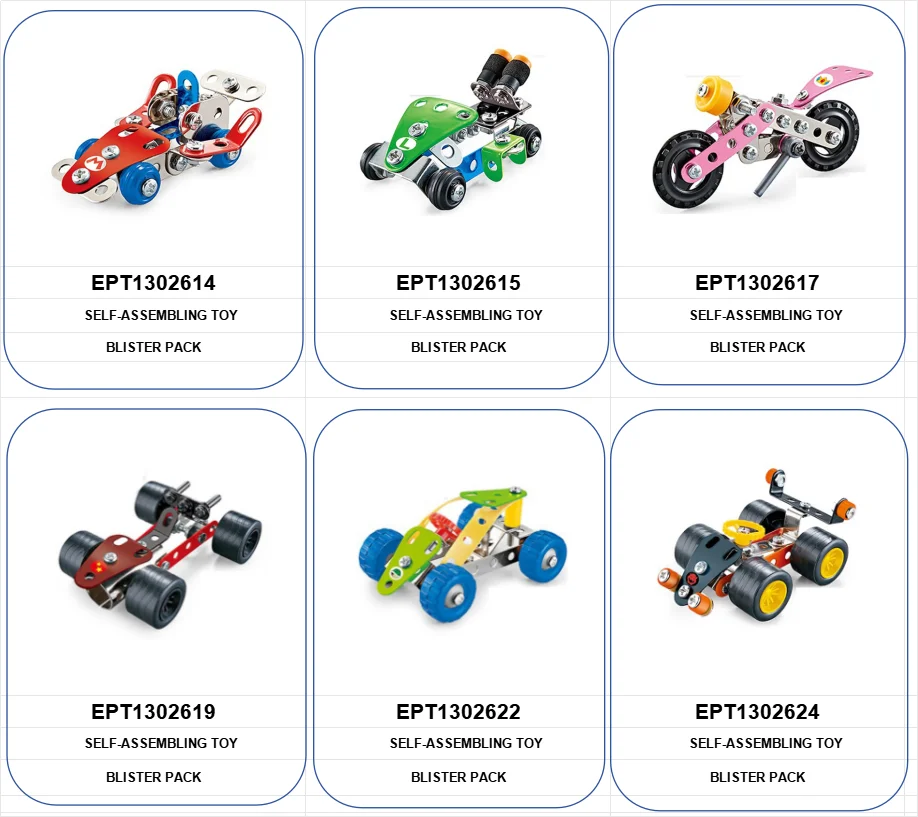 Dollartoys Self-Assembling Toy Creative Metal Race Car Motorcycle Stem Learning Toys