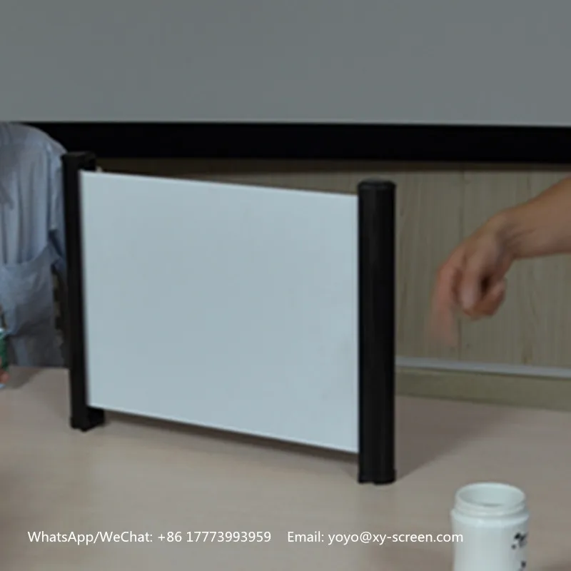 XYSCREEN 40 inch Portable and moveable mini table projection screen