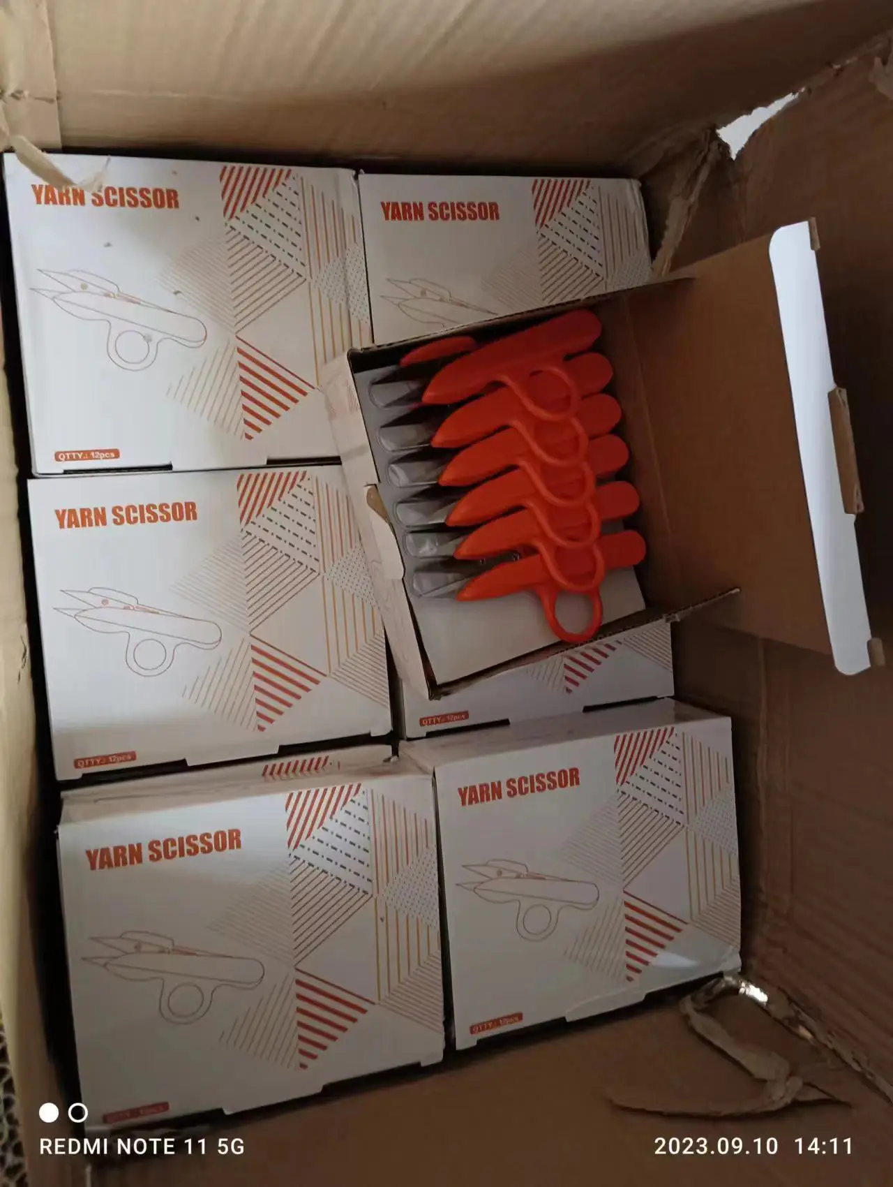 High Quality Plastic Handle Eagle Yarn Cross Scissors Household Sewing Scissors Thread Bonsai Pruner Cutter