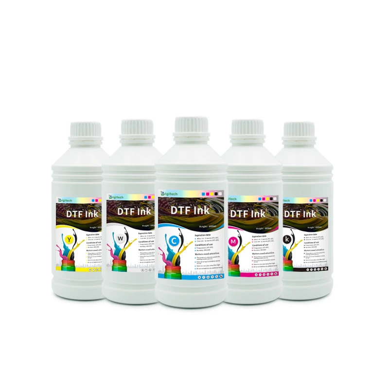 For Epson  XP600 L1800 L1805 I3200 4720 sublimation paper pigment bottle ink High Quality Printing Printing Inks  White DTF Ink