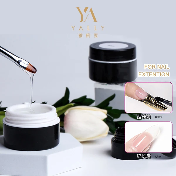 Clear 3 in 1 nail base coat extension building gel for nail shape quick extension UV gel polish soak off nail supplier