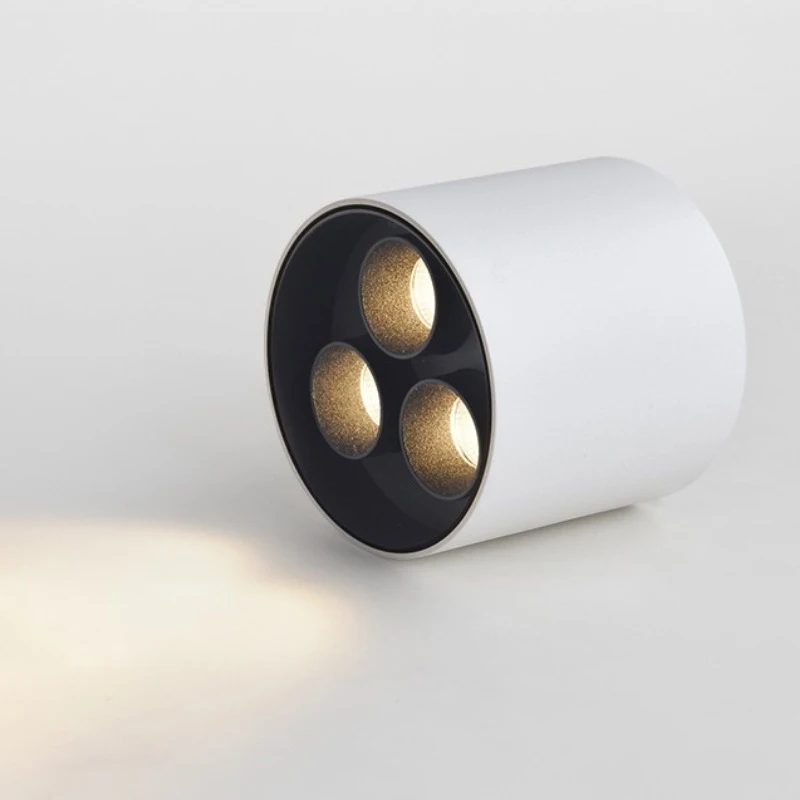 Home Decoration Luxury Lamps Spot Lighting Focus Light Embedded Anti Glare 3CCT RA90 3W 5W Round COB LED Spotlights for home