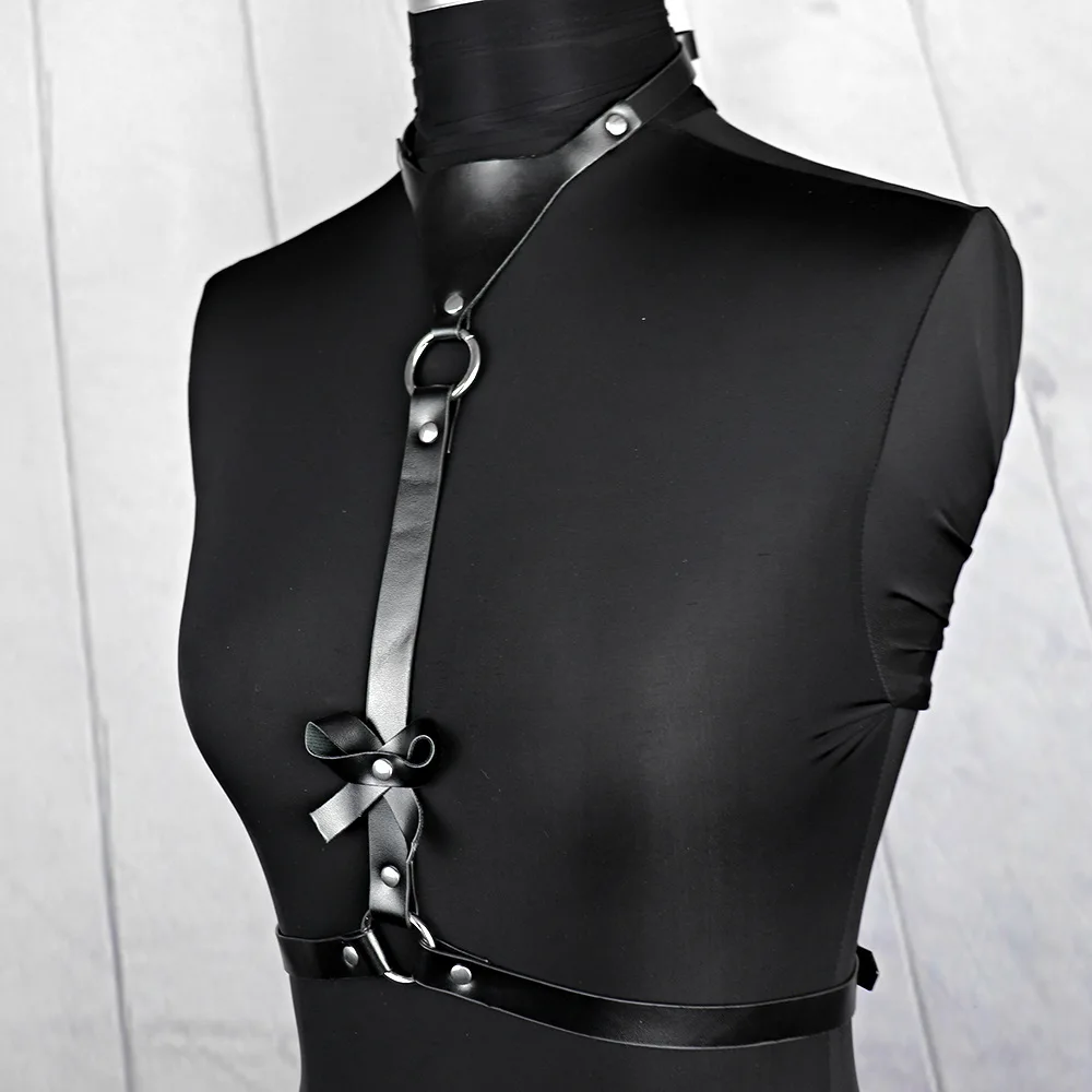 Leather Harness Body Harness Underwear Leather Belt For Women Body Strap Bra Cage Harajuku Bondage Sexy Harness Women Lingerie