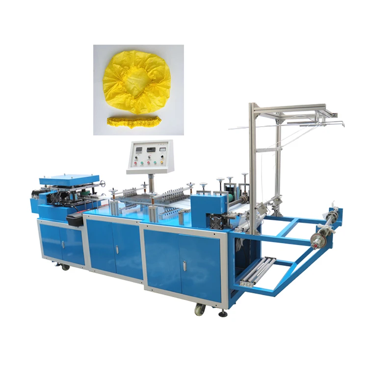 Hair Net Mop Cap Hospital Nurse Head Cover Bouffant Cap Automatic Medical Non woven Cap Making Machine