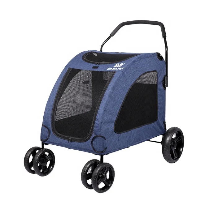 
Hot sale high quality outdoor travel large dogs foldable pet stroller 