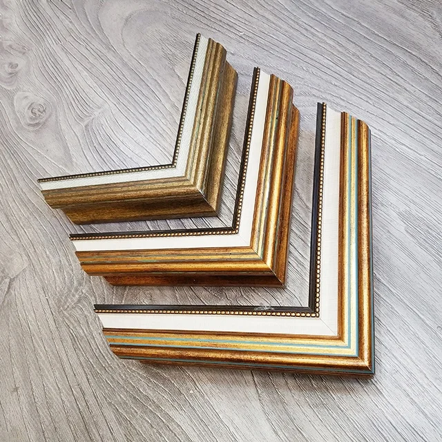 Oil painting antique  picture frame with PS frame moulding