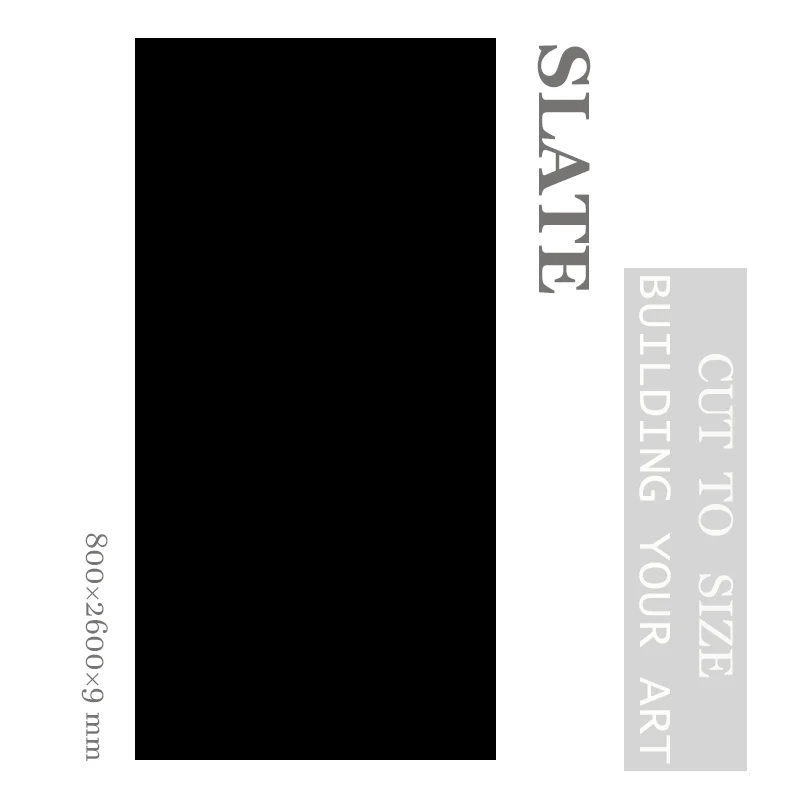 Artificial Stone Board  Cut to Size for Panel Wall Big Slab Form Large 9 mm Slate Marble Natural Stone Big Slab