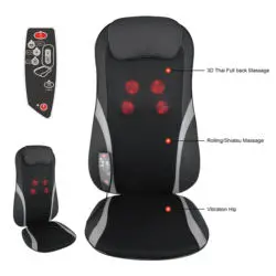 Home Office Chair Massage Pad infrared heat kneading electric Shiatsu Back Seat massage cushion