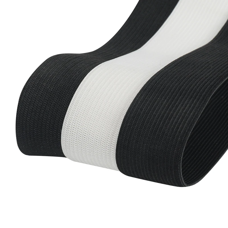 OCO Fast Delivery sew elastic Black and White Flat Elasticated  3cm sewing elastic clothing accessories