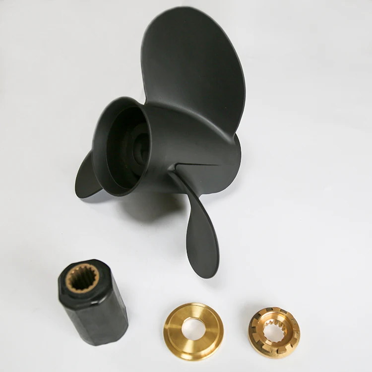 Aluminum Marine Boat Propeller for Yamaha Outboard Engine 50-130HP with Hub Kits 3 Blades 15 Tooth Spline