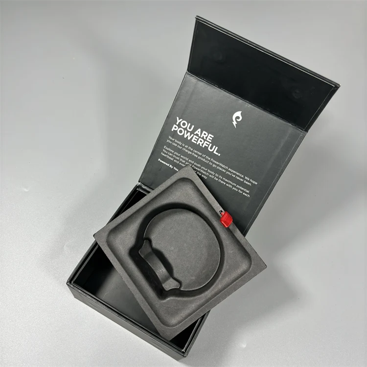 Eco-friendly Compostable Biodegradable Bamboo Packaging Custom Sugarcane Paper Box Pulp Molded Carton for Cellphone or Earphone