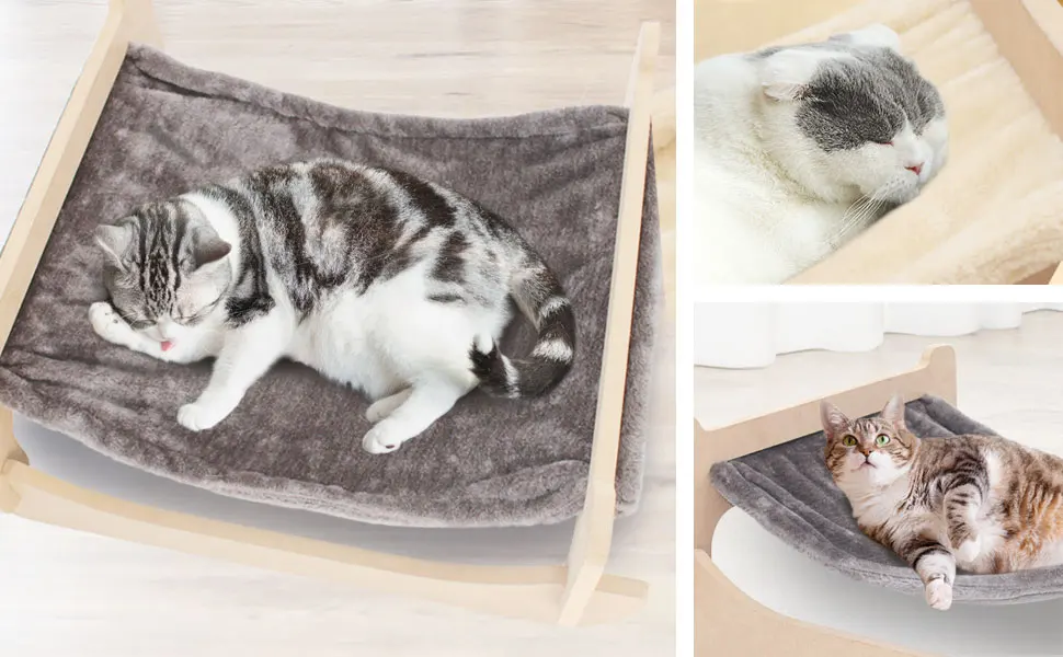 All Seasons Removable Cat Hammock Pet Cots for Small Animals Square Hanging Cat Sofa Sleeping bed