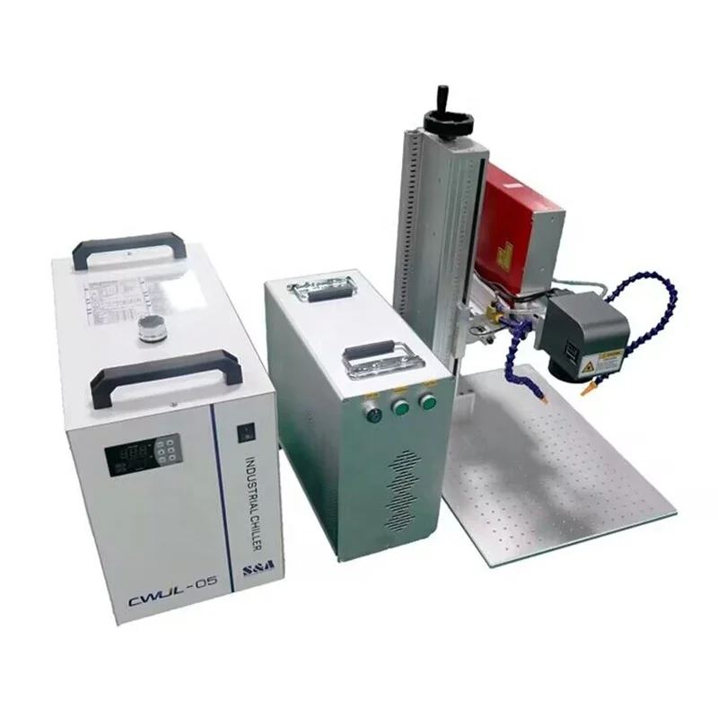 100W Fiber laser Cutting Machine for Glass Cutting with JPT M8 MOPA Laser JCZ DLC Controller Supports AI and DXF Formats