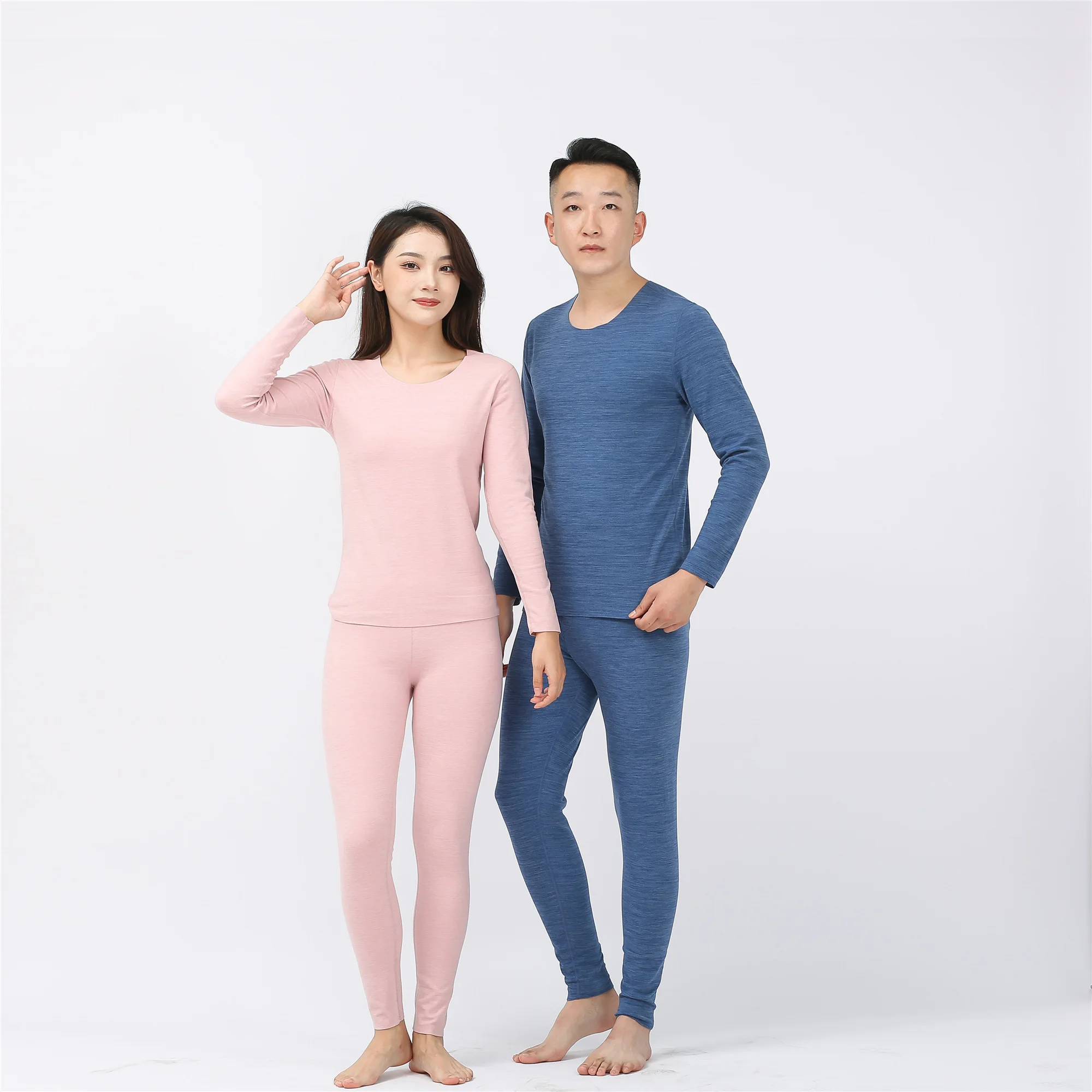 Mens Thermal Underwear Super Cozy Long Johns Top and Bottom Sets