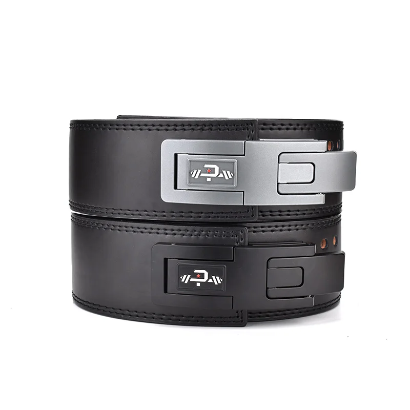 Fitness Body building EVA or cowhide gym waist trainer belts for men lever powerlifting lever belts leather weightlifting